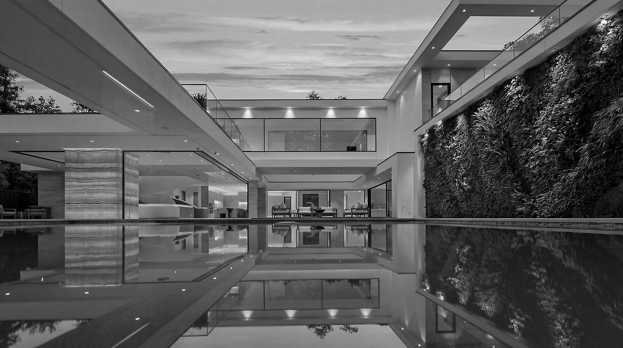 Villa Anahid — great room toward the landscape