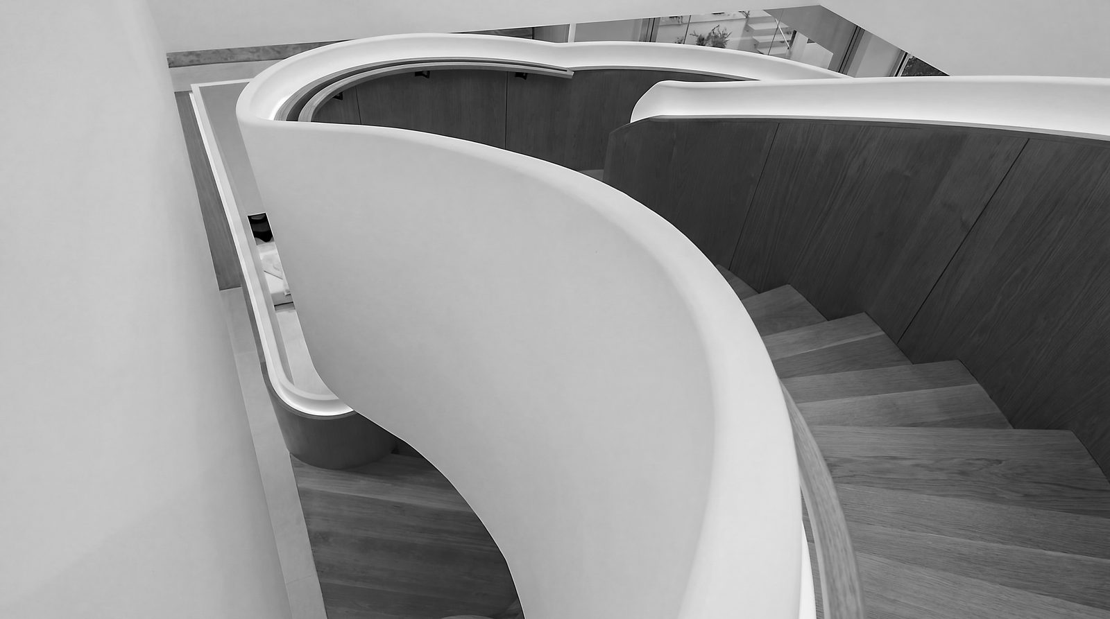 Villa Anahid — sculptural stair curves