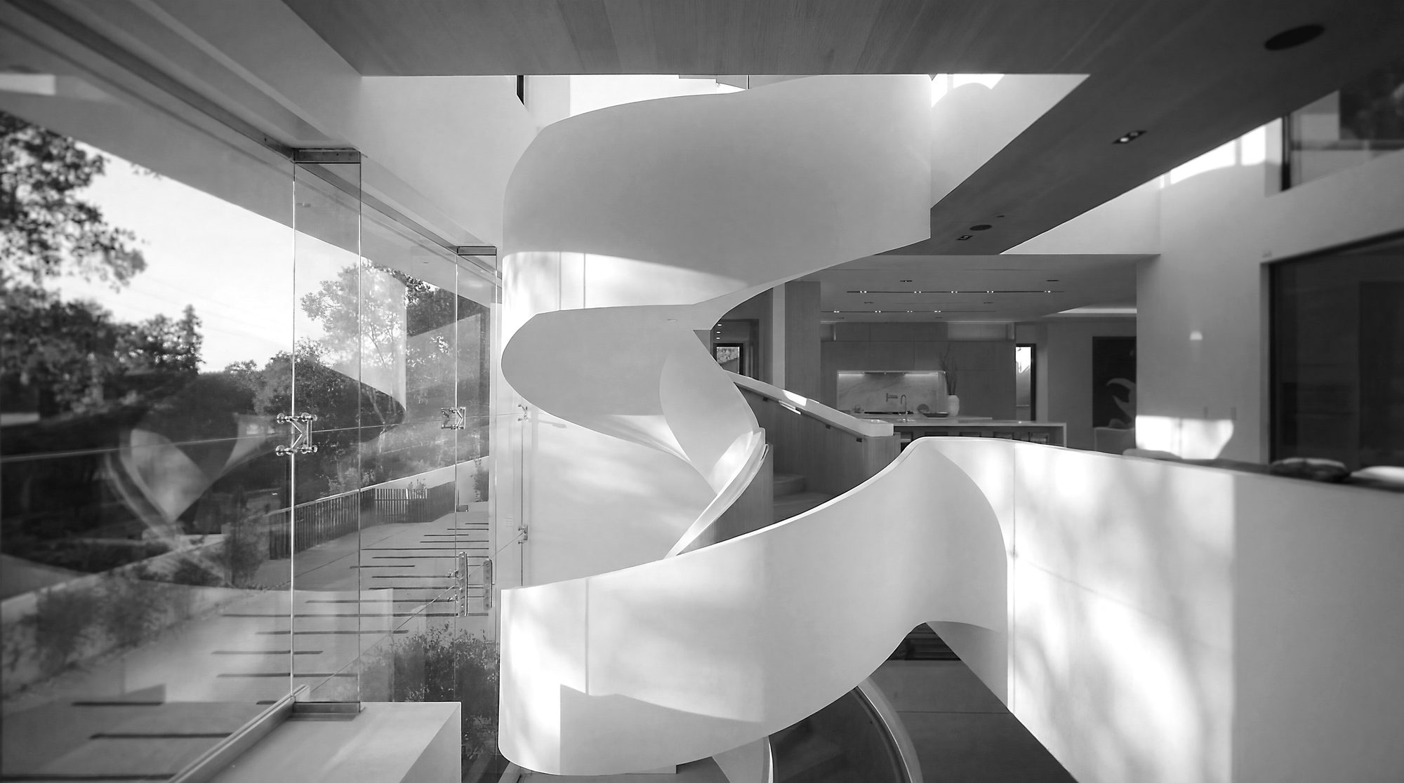 Villa Anahid — the stair in profile