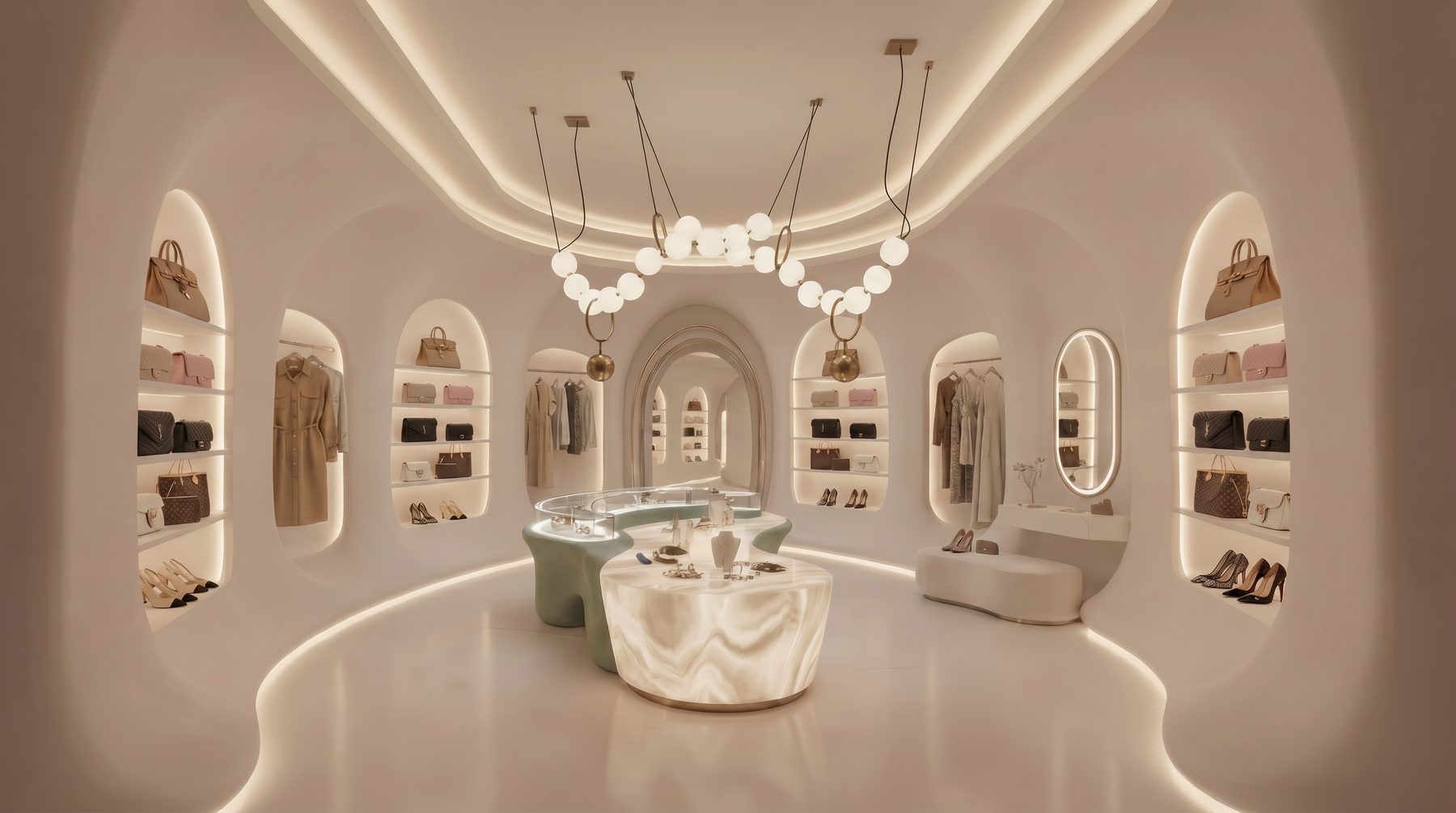 Bel Air estate vision — private boutique dressing gallery