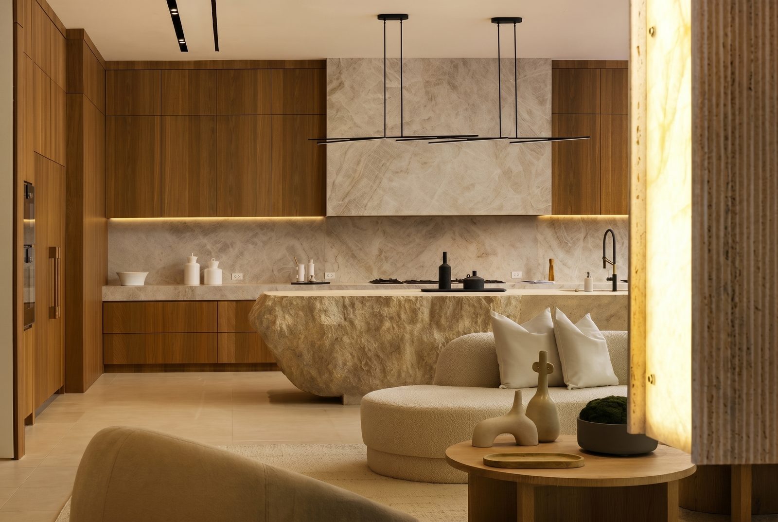 Oliveto Vale, Bel-Air residence by Beverly Hills One — chef's kitchen